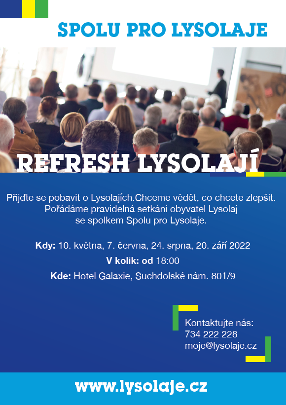 Refresh Lysolají, aneb sousedská setkání